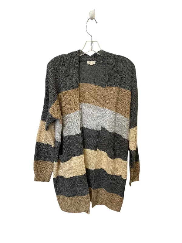 Cardigan By Debut In Striped Pattern, Size: S