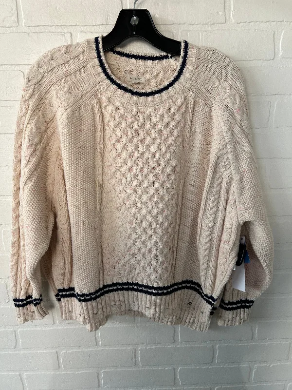 Sweater By Pilcro In Cream, Size: S