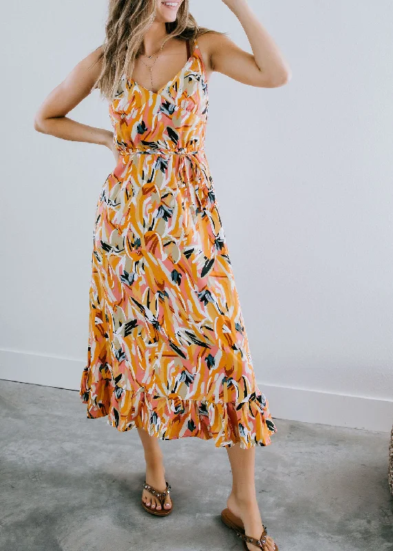 Sunny Oasis Midi Dress