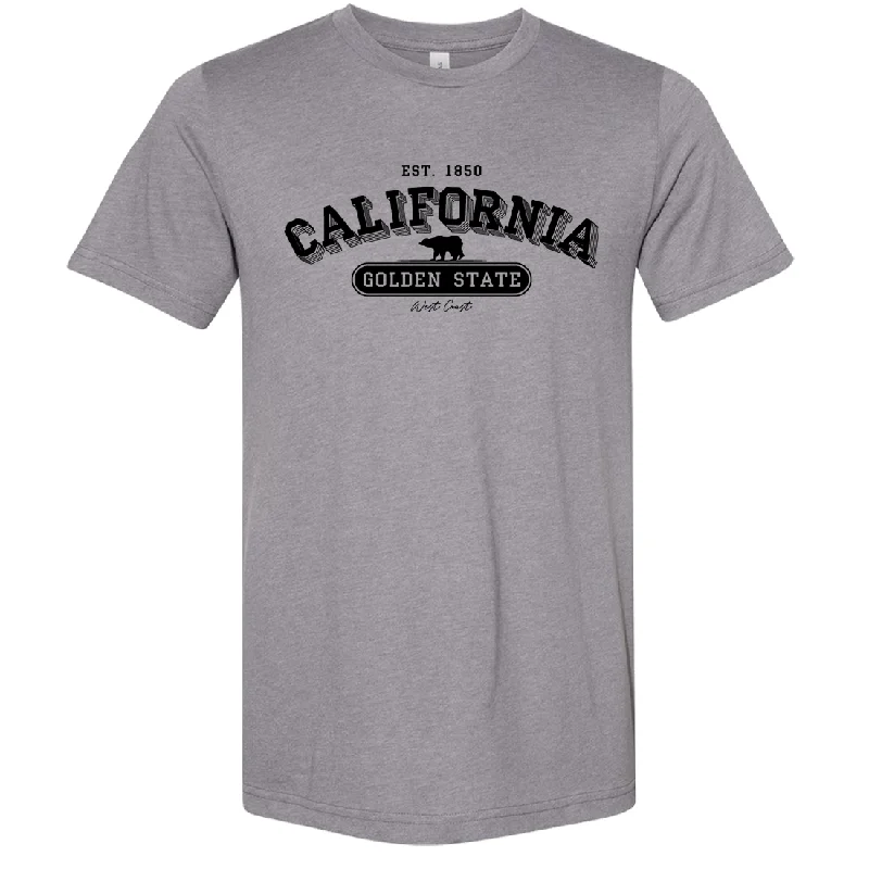 California Golden State 1850 Asst Colors Sueded Tee