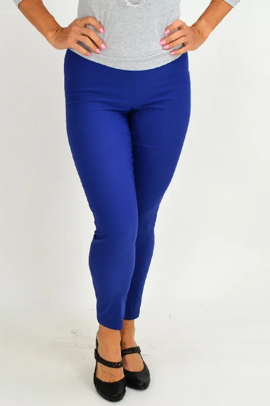 Blue Eva Stretch 7/8 Pants