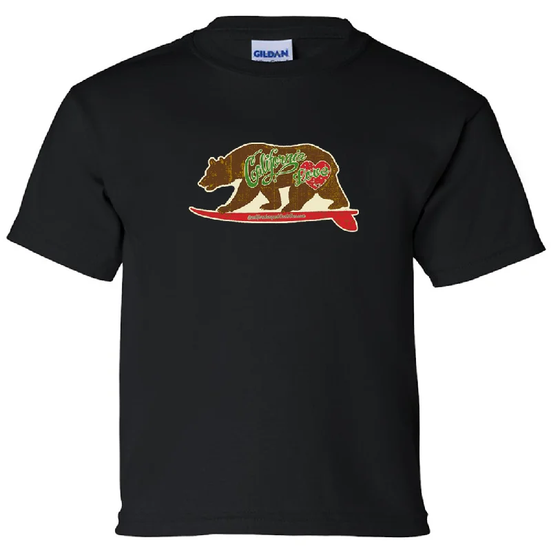 California Love Vintage Surfboard Asst Colors Youth T-Shirt/tee