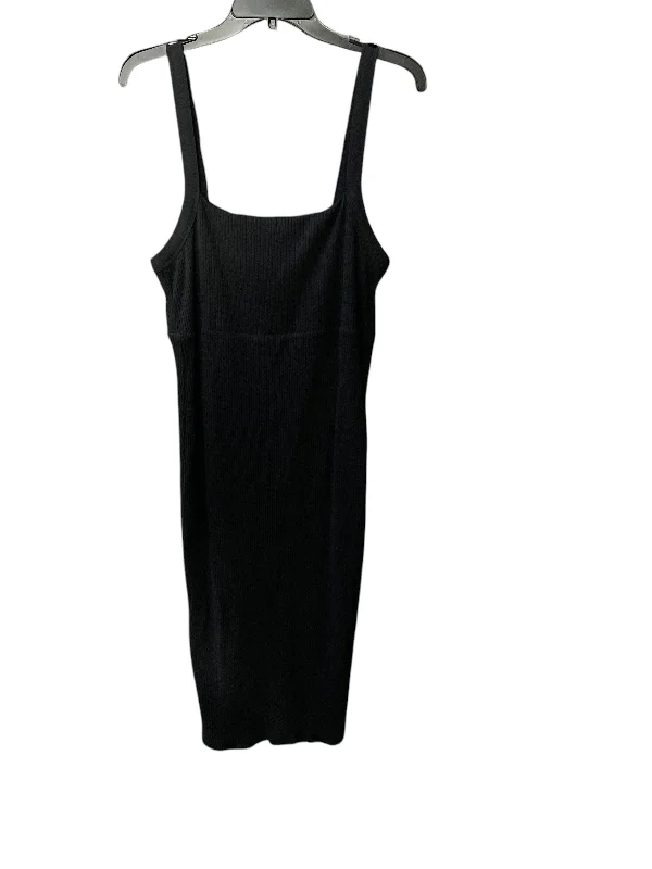 Dress Casual Midi By Good American In Black, Size: 0