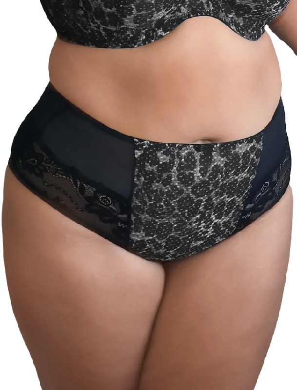 Serena Brief BLACK LEOPARD