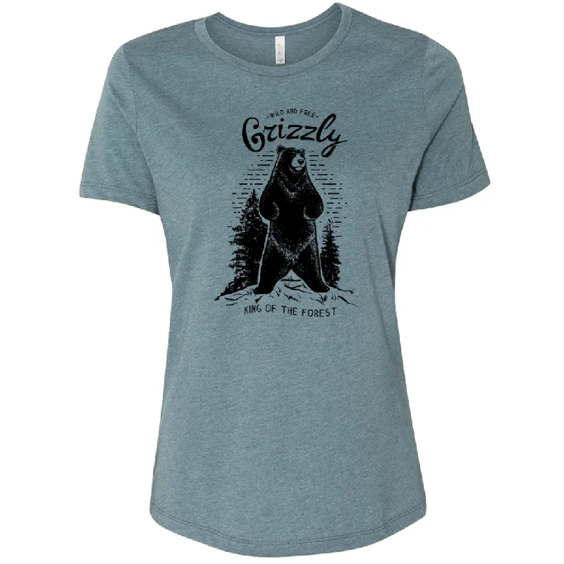 Wild And Free Grizzly Women's Relaxed Jersey Tee