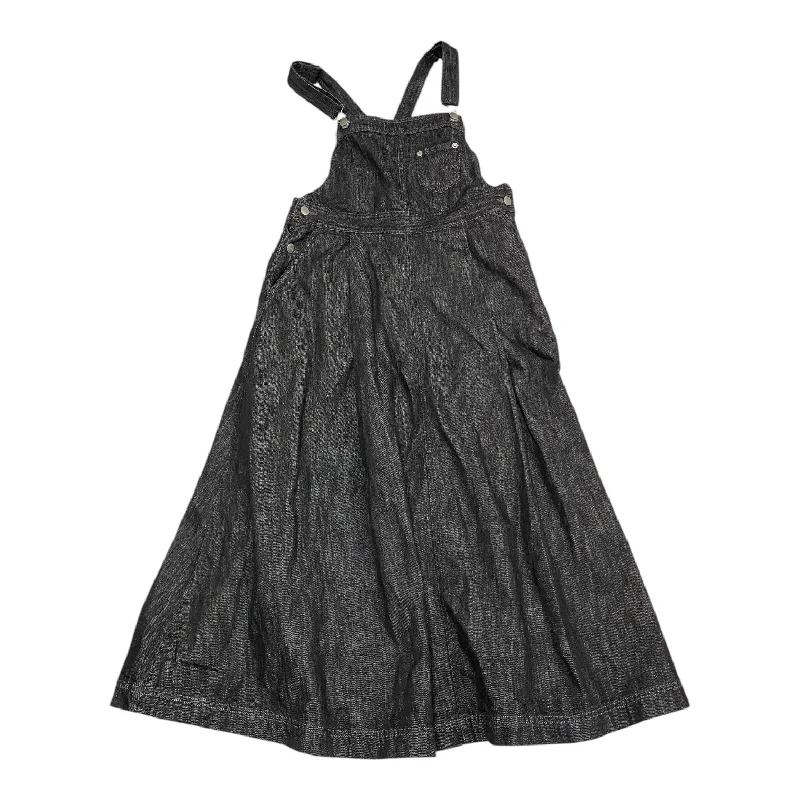 Dress Casual Midi By COEN ENJOY EASY CHIC In Black Denim, Size: L