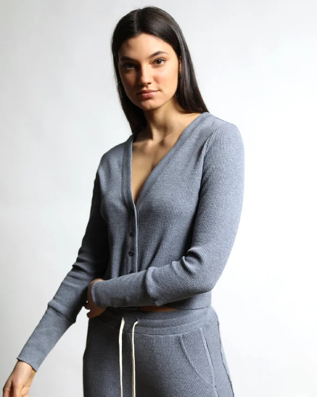 Everest Thermal Button Front Cardigan (FINAL SALE)