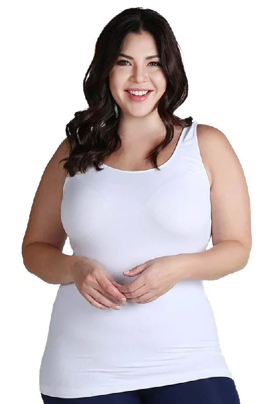 Nikibiki White Seamless Tank Top