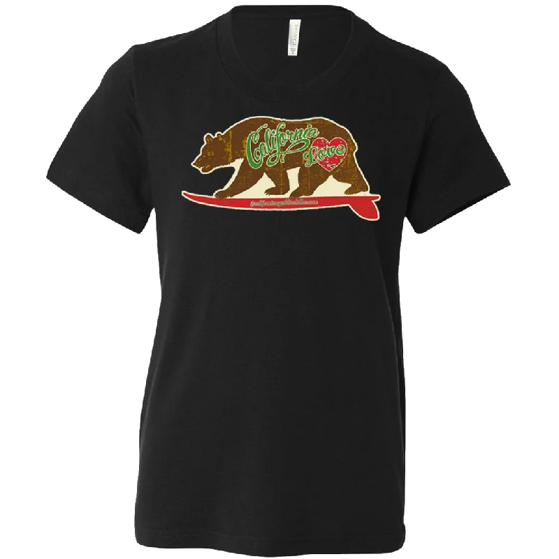 California Love Vintage Surfboard Asst Colors Youth T-Shirt/tee