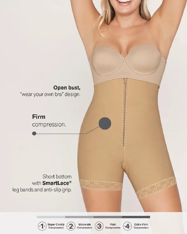 Strapless Tummy Control Butt Lifting Shapewear Shorts Leonisa 018486