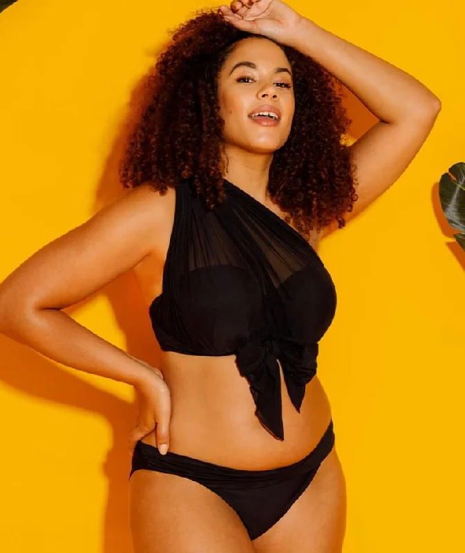 Curvy Kate Wrapsody Bandeau Bikini Top - Black