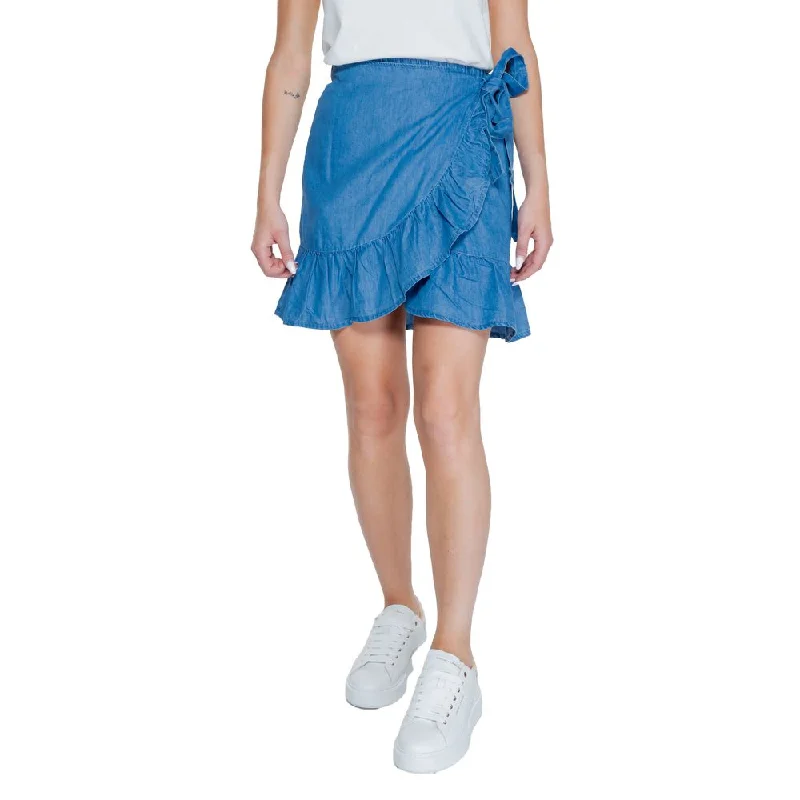 Only blue Cotton Women's Skirt