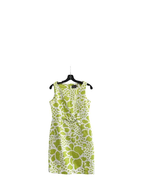 Dress Casual Midi By Just Taylor In Green, Size: 2