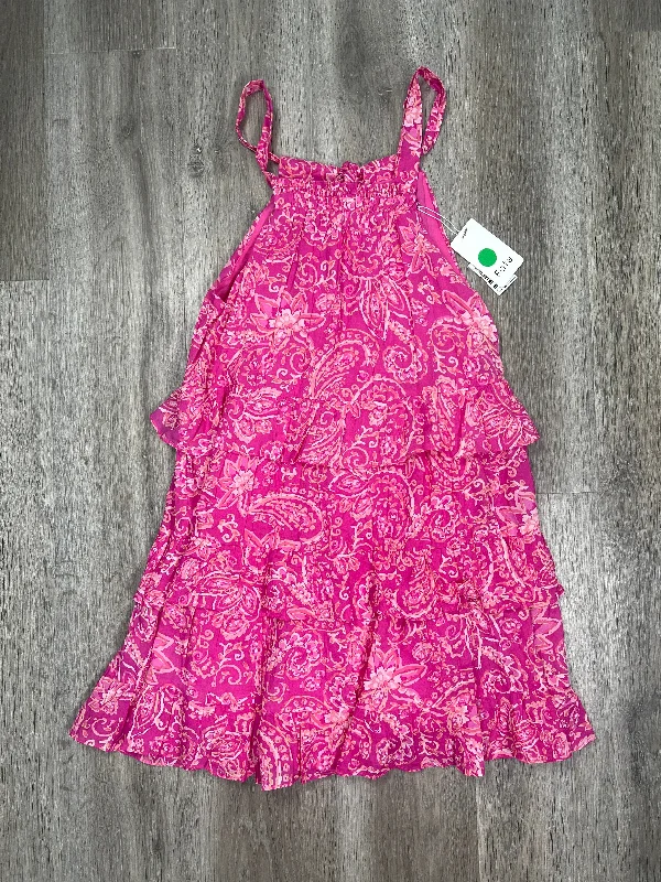 Pink Dress Casual Short Fate, Size S